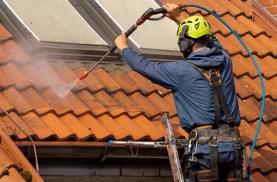 Démoussage et hydrofuge de toiture à Monestrol